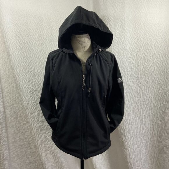 ZeroXposur Womens Lillian Soft Shell Jacket Hooded Front Zipper fleece lined - Picture 6 of 11